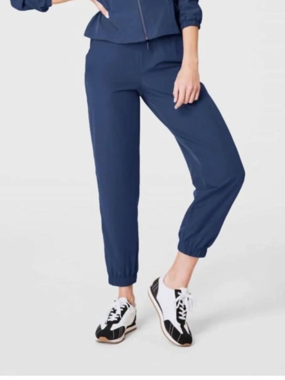 NWT Spanx On the Move Jogger Pant Cropped Blue Faded Indigo 51084Q Women's 2X
